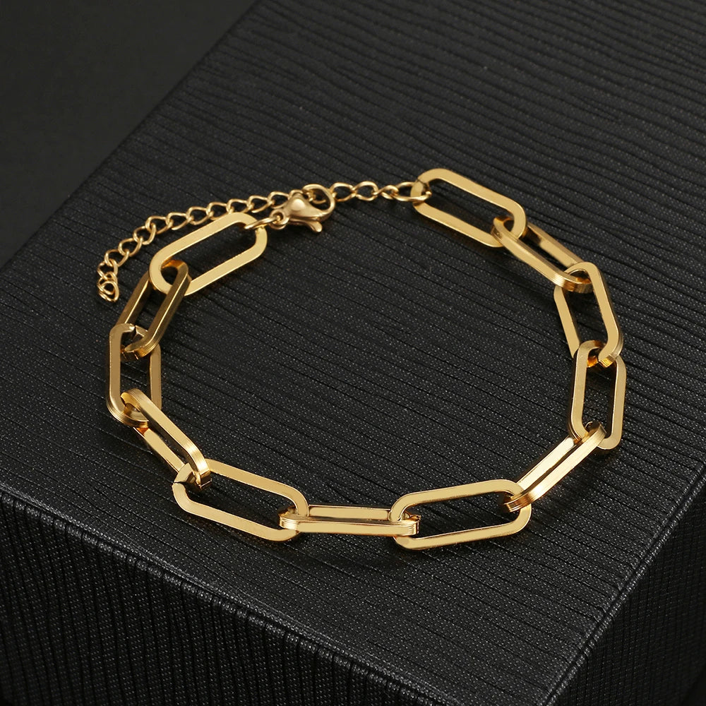 PAPERCLIP Armband | Gold
